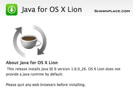 Java Lion Download