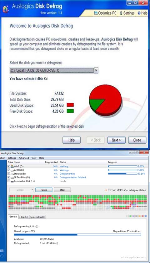 Disk Degramentation New